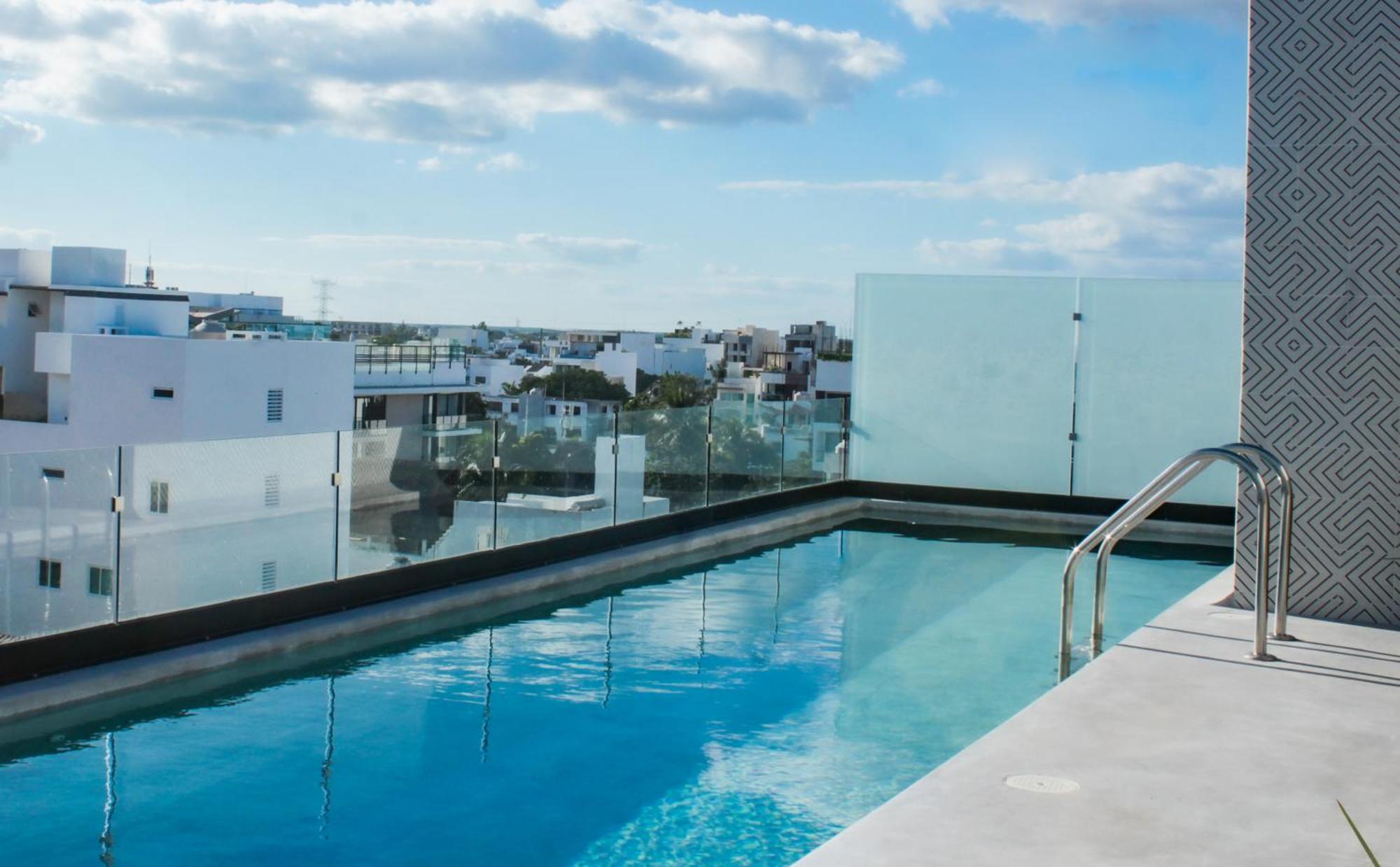 Big, Modern And Beautiful Beach Apartament 1Br Ocean View Playa del Carmen Kültér fotó