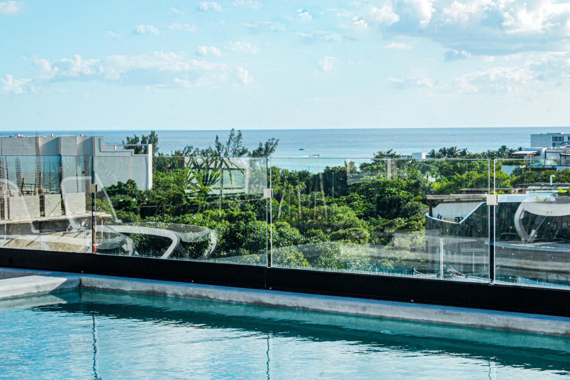 Big, Modern And Beautiful Beach Apartament 1Br Ocean View Playa del Carmen Kültér fotó