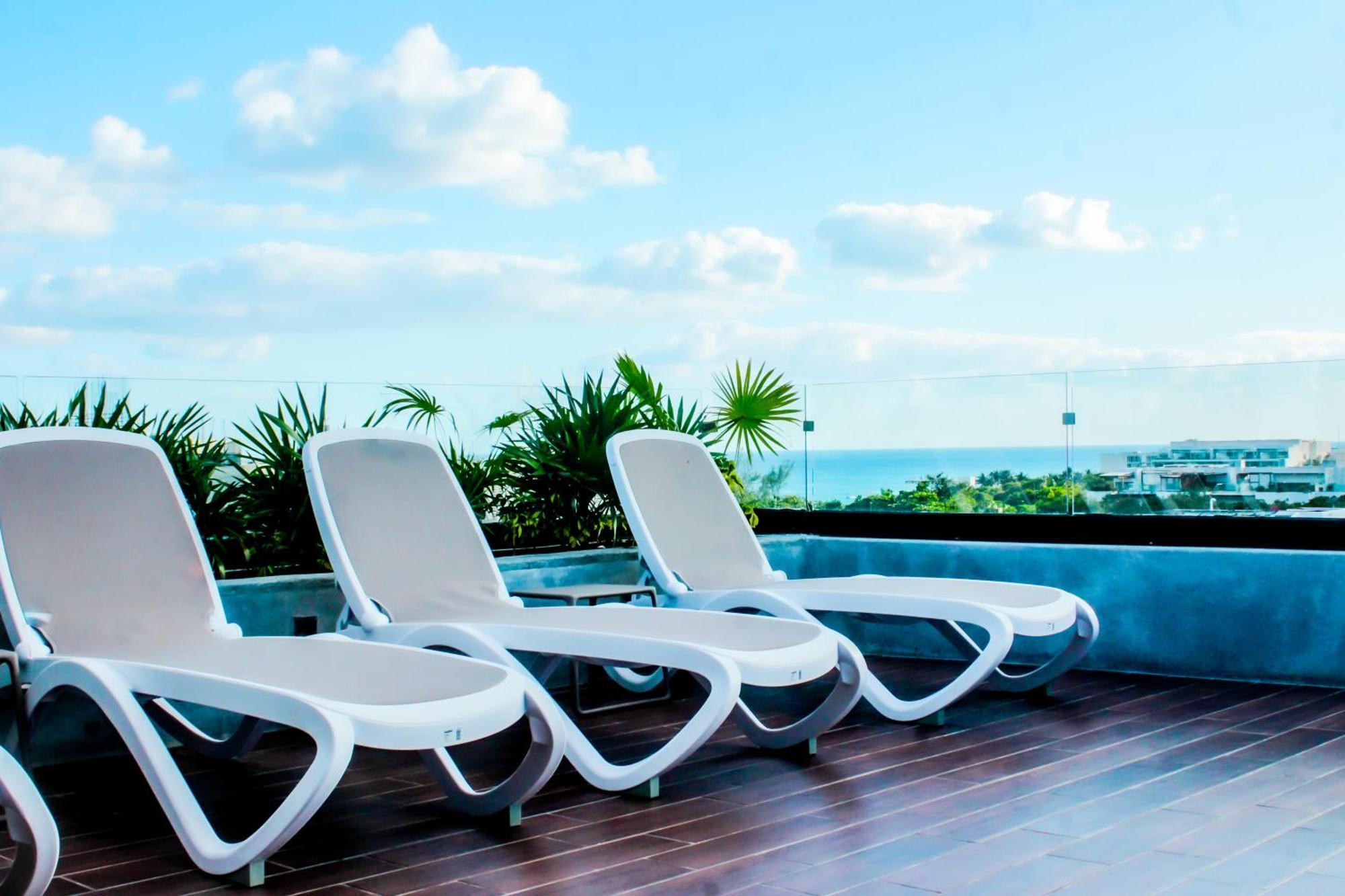 Big, Modern And Beautiful Beach Apartament 1Br Ocean View Playa del Carmen Kültér fotó