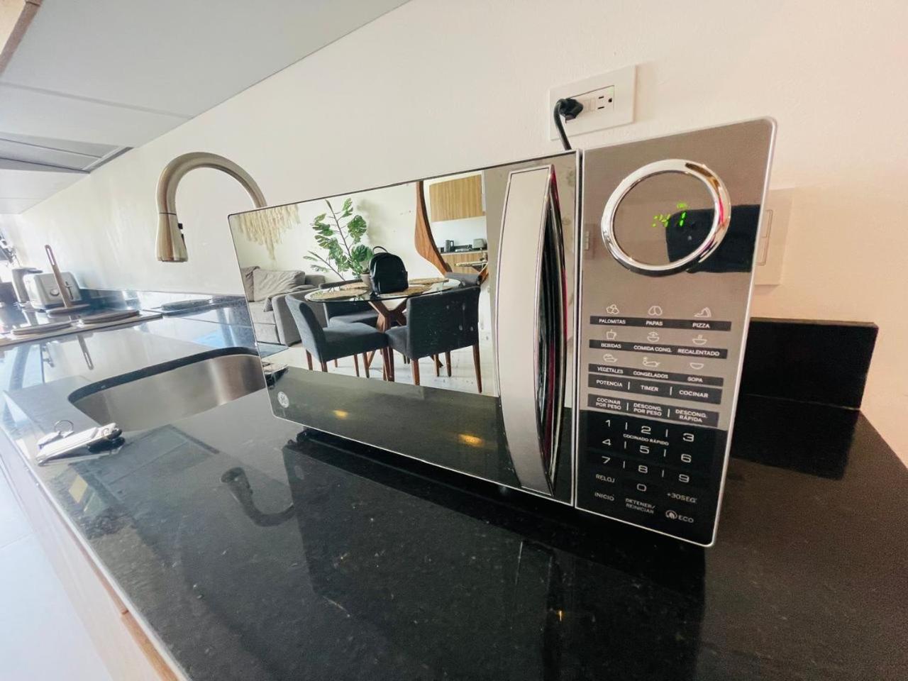 Big, Modern And Beautiful Beach Apartament 1Br Ocean View Playa del Carmen Kültér fotó